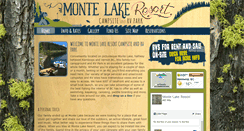 Desktop Screenshot of montelakeresort.com